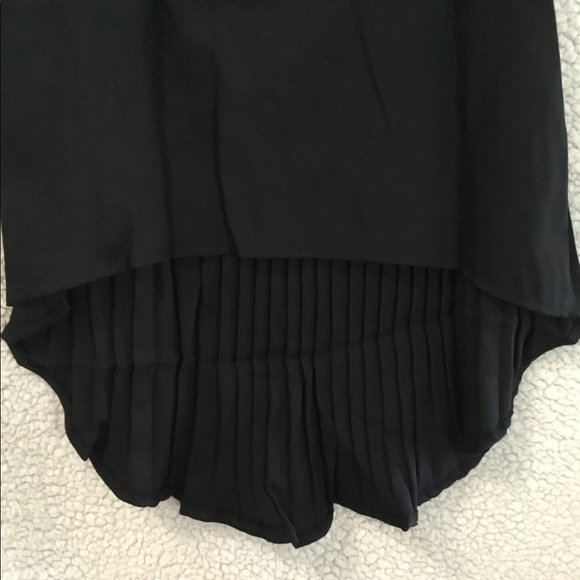 Women's Blouse Hi-Lo Hem Pleated Top NEW - Picture 14 of 17